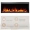 Edendirect 50'' Wall Recessed and Wall Mounted Electric Fireplace Black, Touch Control Panel, Remote Control EF287A - alternate 5